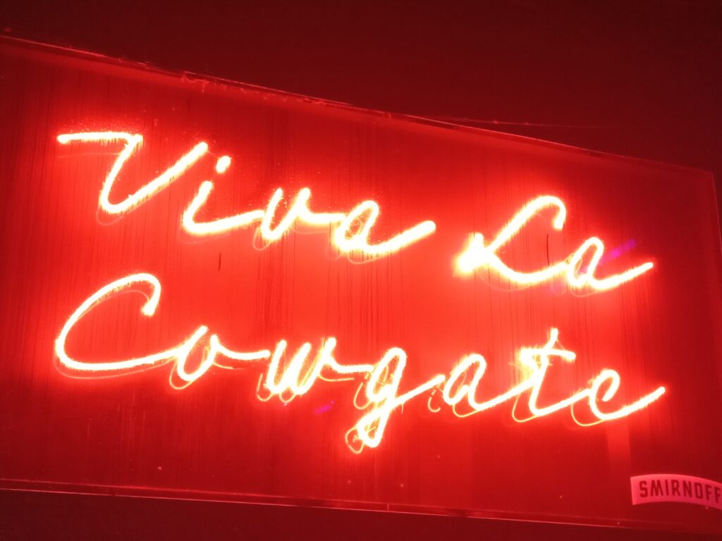 Neonbord Viva La Cowgate